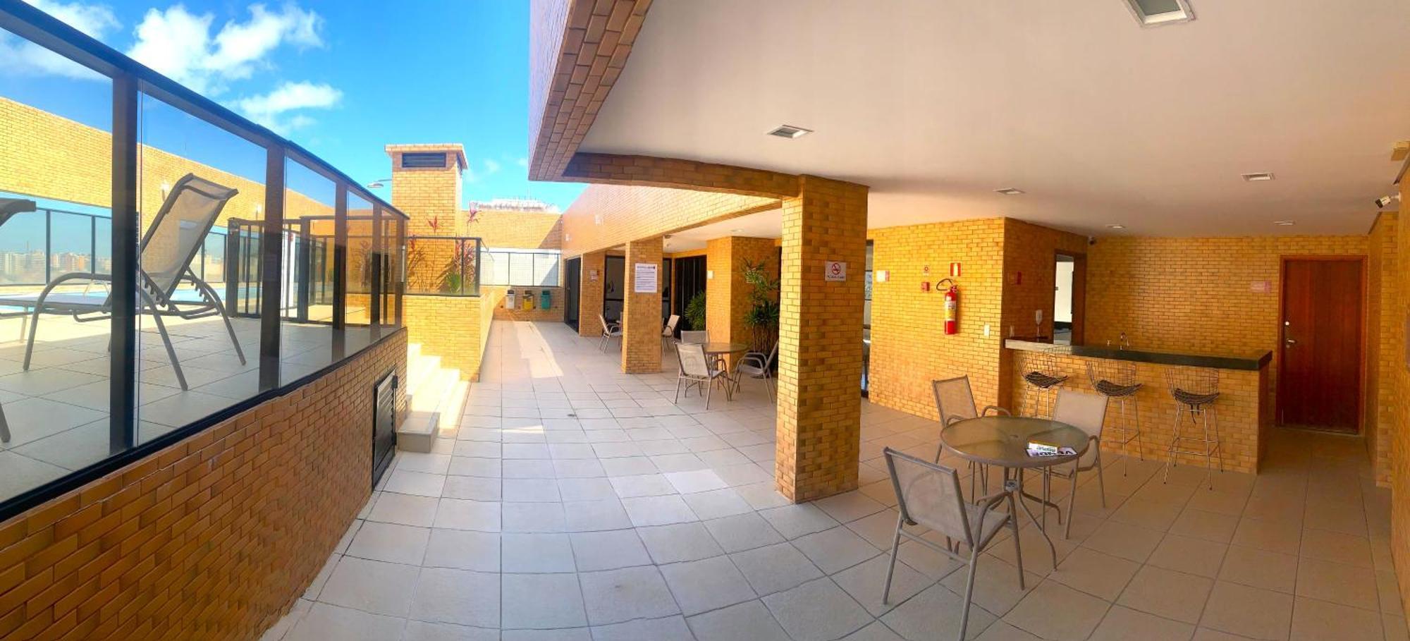 Apartamento 50M Praia- Piscina - Vista Mar - Academia - Maceió المظهر الخارجي الصورة